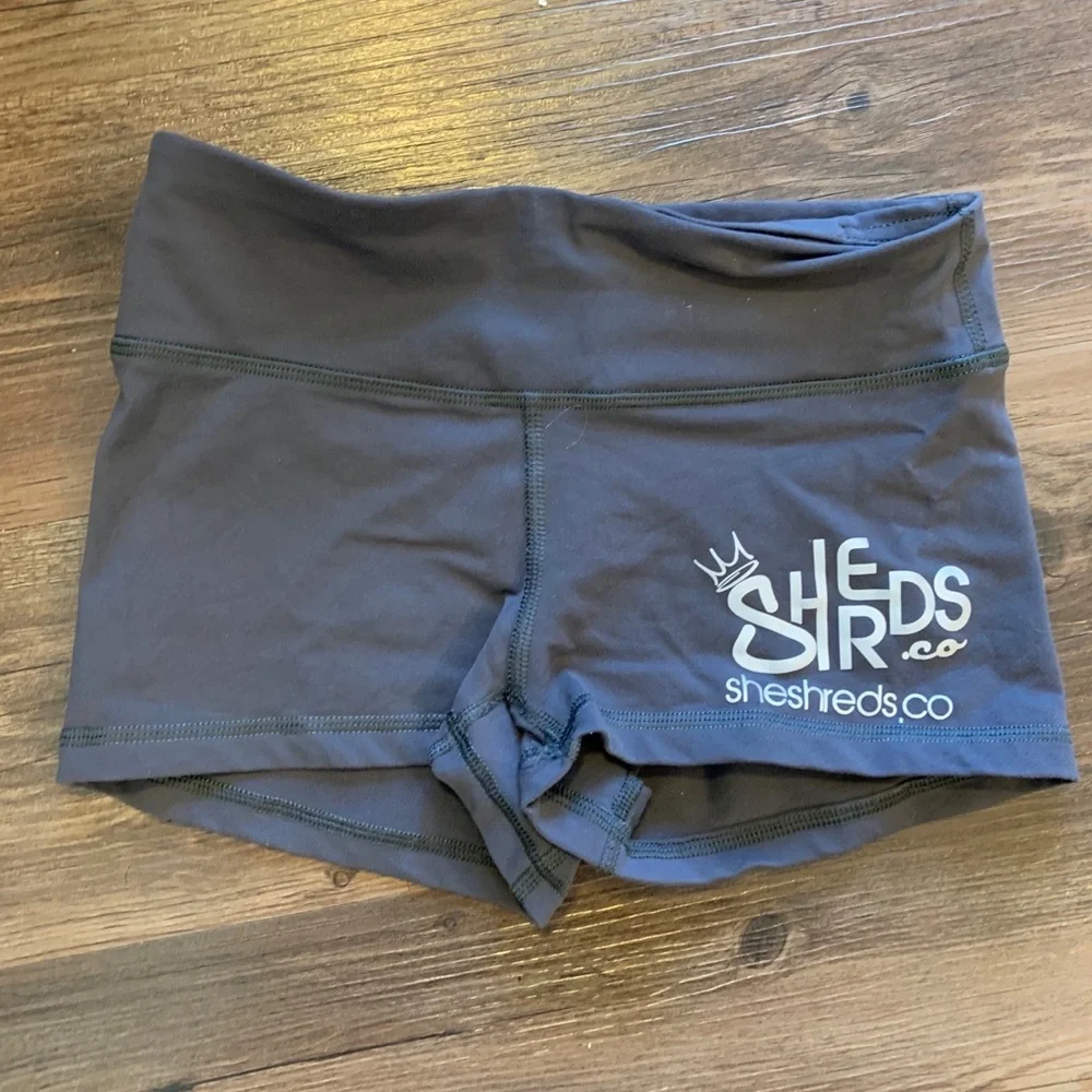 SheShreds.Co Gray Athletic Shorts
